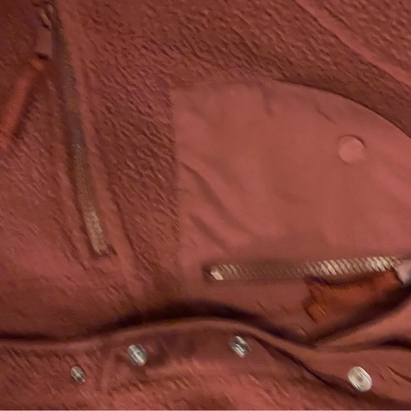 FP Free People movement Fleece. Pinkish orangey brown color. Hit the slopes. - Picture 7 of 11